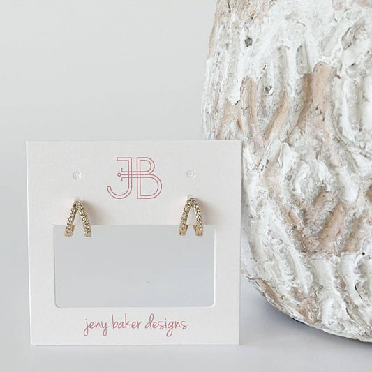 Earrings - Callie Huggies Mini