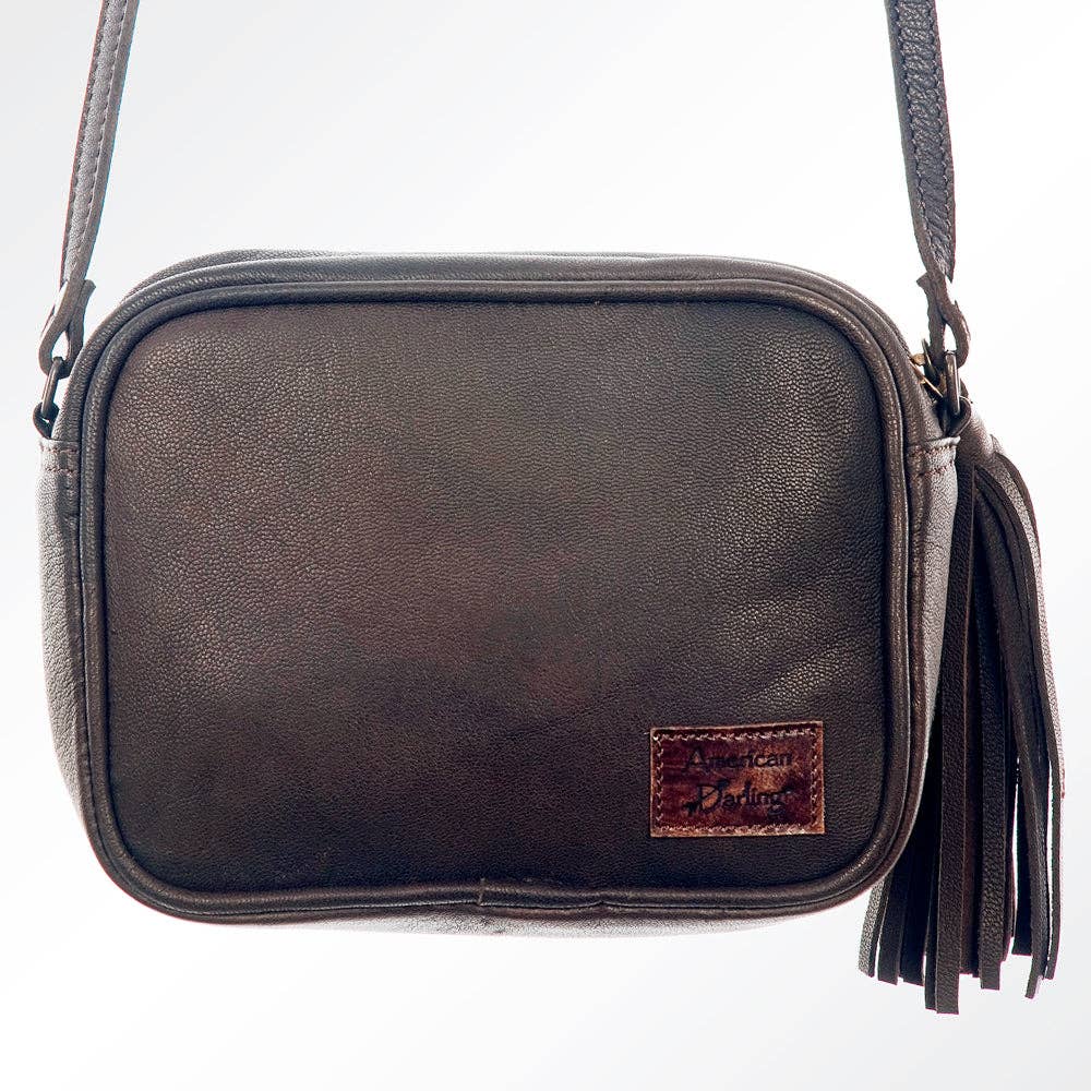Cowhide Leather Crossbody Bag