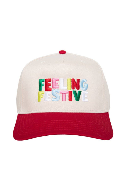 Hats | Feeling Festive Two-Toned Christmas Trucker