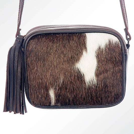 Cowhide Leather Crossbody Bag
