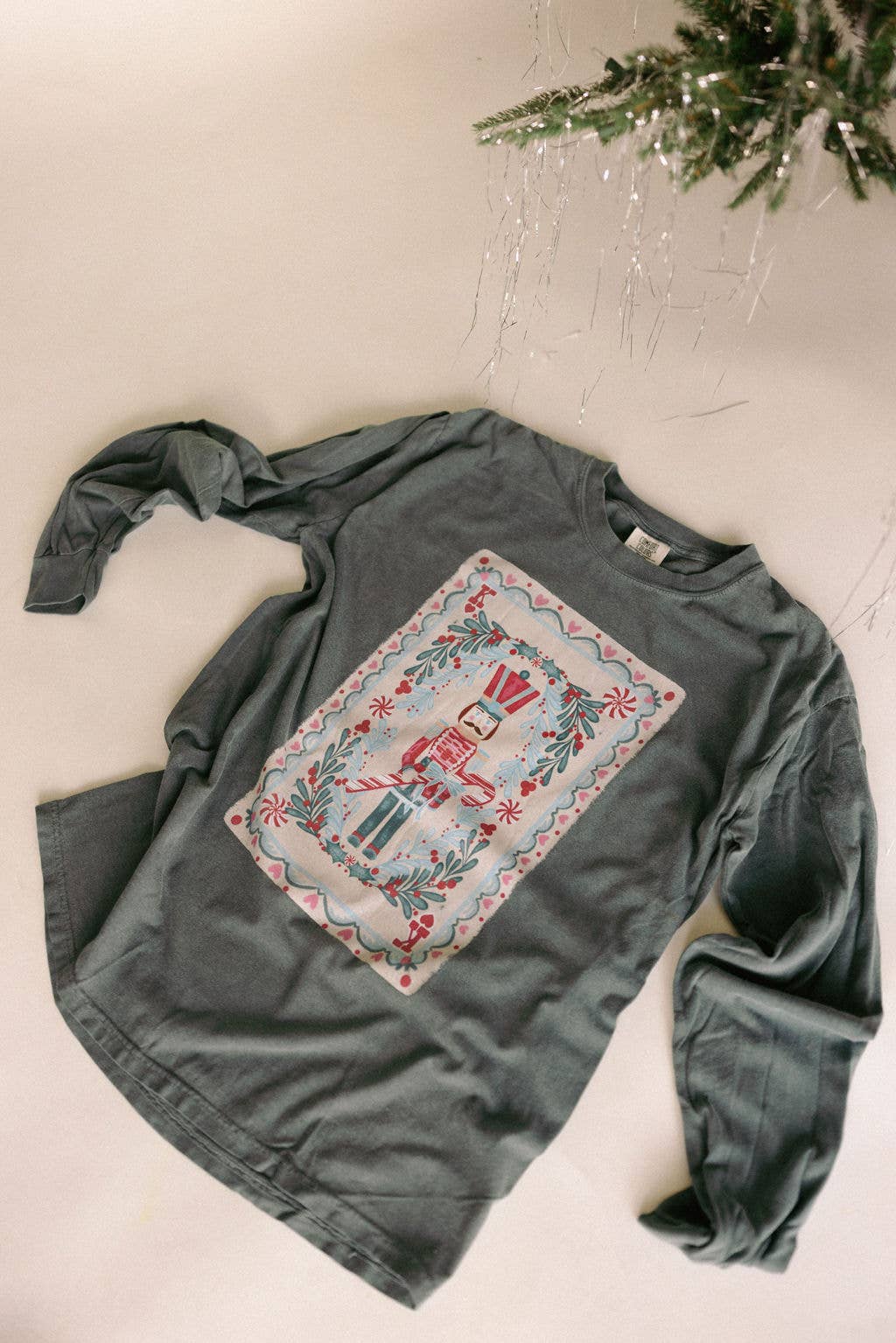 Tops | Graphic Tee Nutcracker Playing Card Long Sleeve