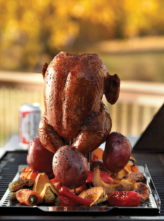 Home and Garden | Outset Roaster for Chicken and Potatoes, 14" x 11"