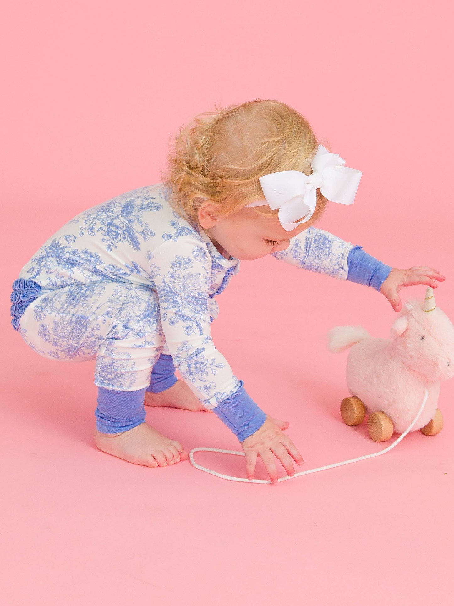 Onsie - SoftSnooze™ Baby Girls Bamboo Periwinkle