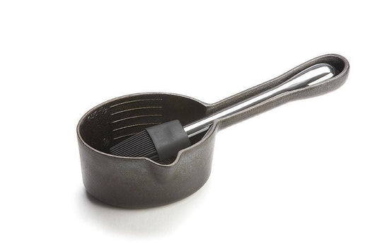 Pot - Outset Cast Iron Sauce with Basting Brush