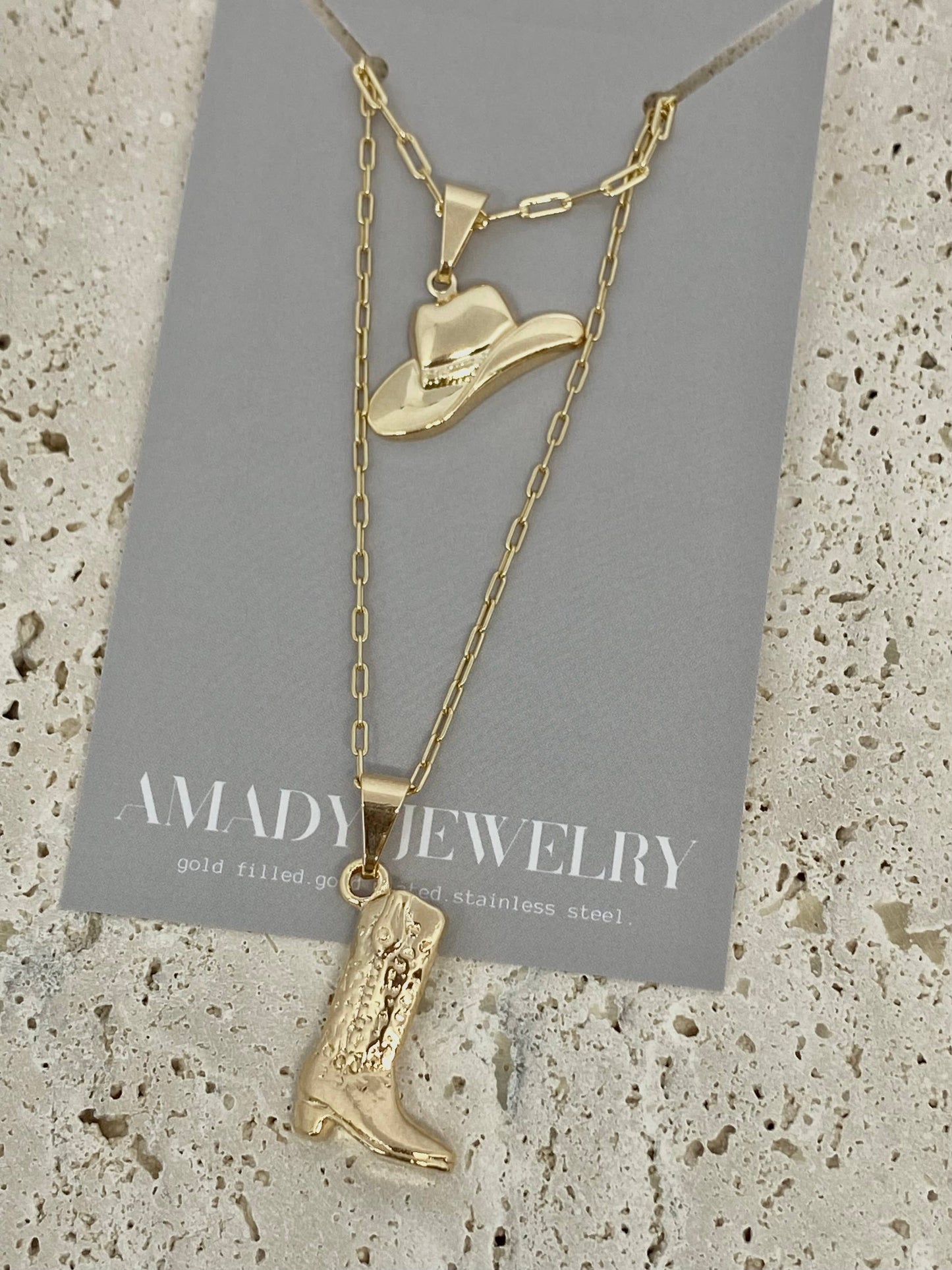 Necklace - Cowboy Boot Cowgirl