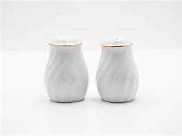 Tabletop | Gold Ceramic Salt &amp; Pepper Set