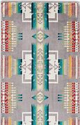 Pendleton | Hand Towels Jacquard Grey, Aqua, and Wyeth Trail