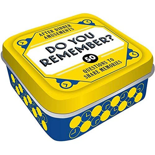 Do You Remember Amusement Cards