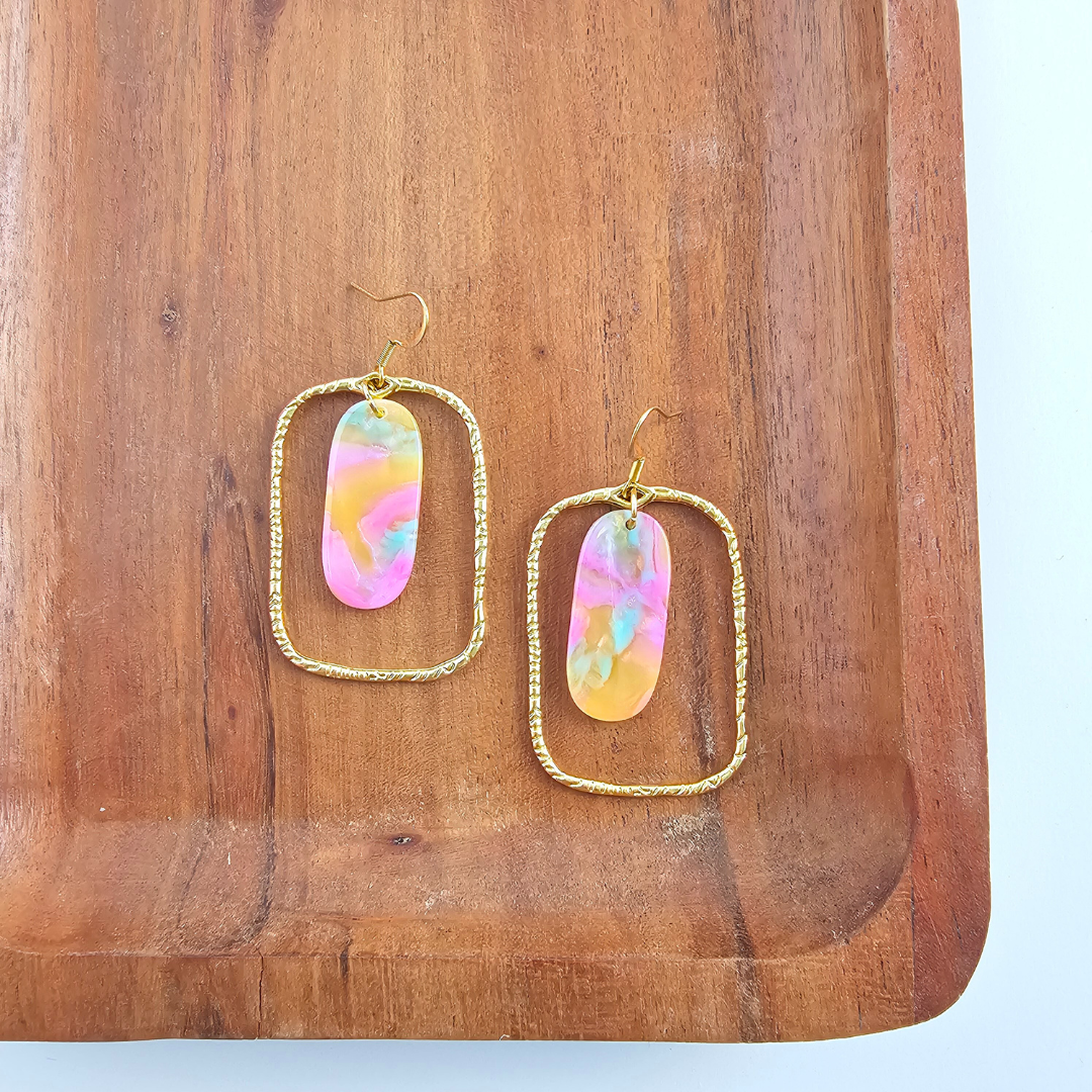 Jewelry | Earrings Madison Hypoallergenic GoldTropical Delight