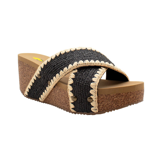 Antigua Natural Raffia Sandal