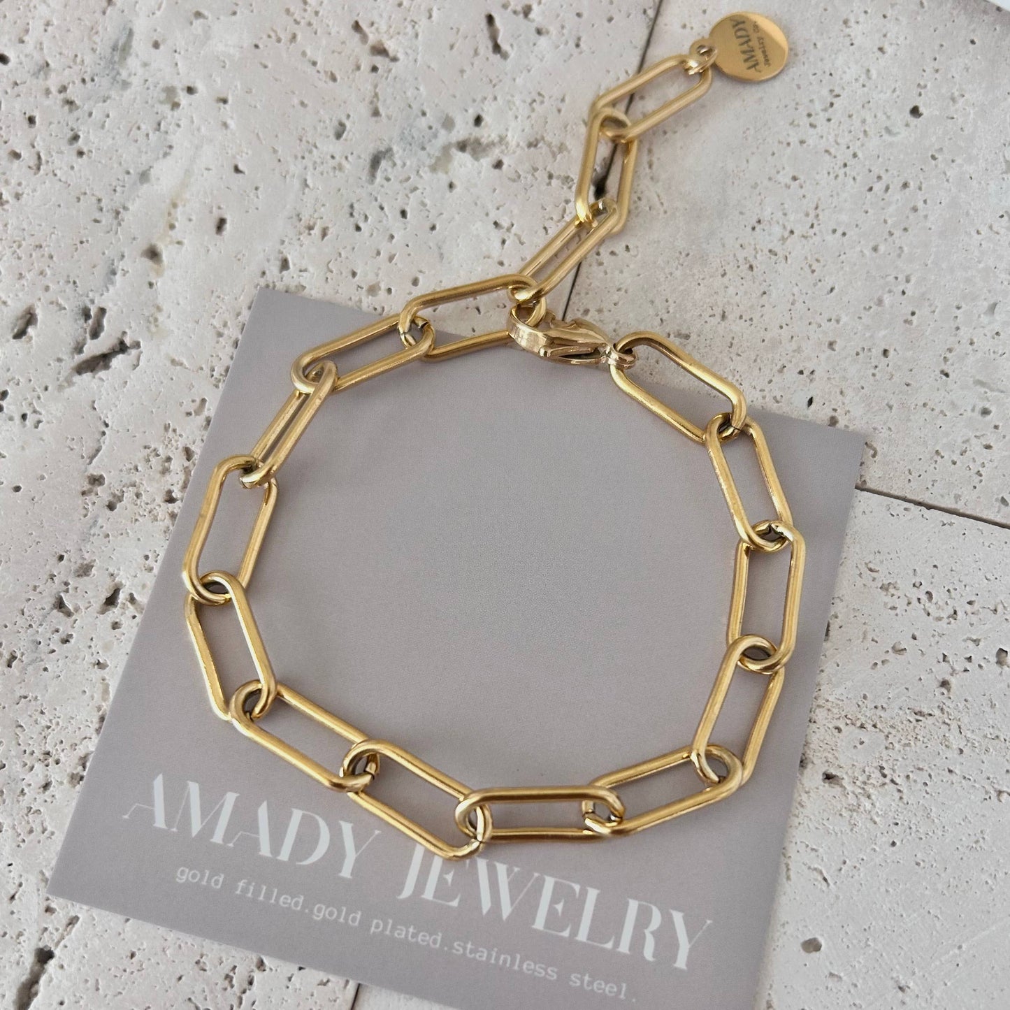 Bracelet - Paperclip Link Chain
