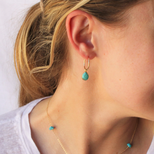 Jewelry | Earrings Cori Turquoise Endless