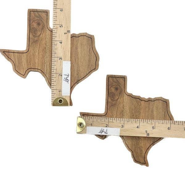 Home | Coasters Set of Four (4) Wooden Shape of Texas
