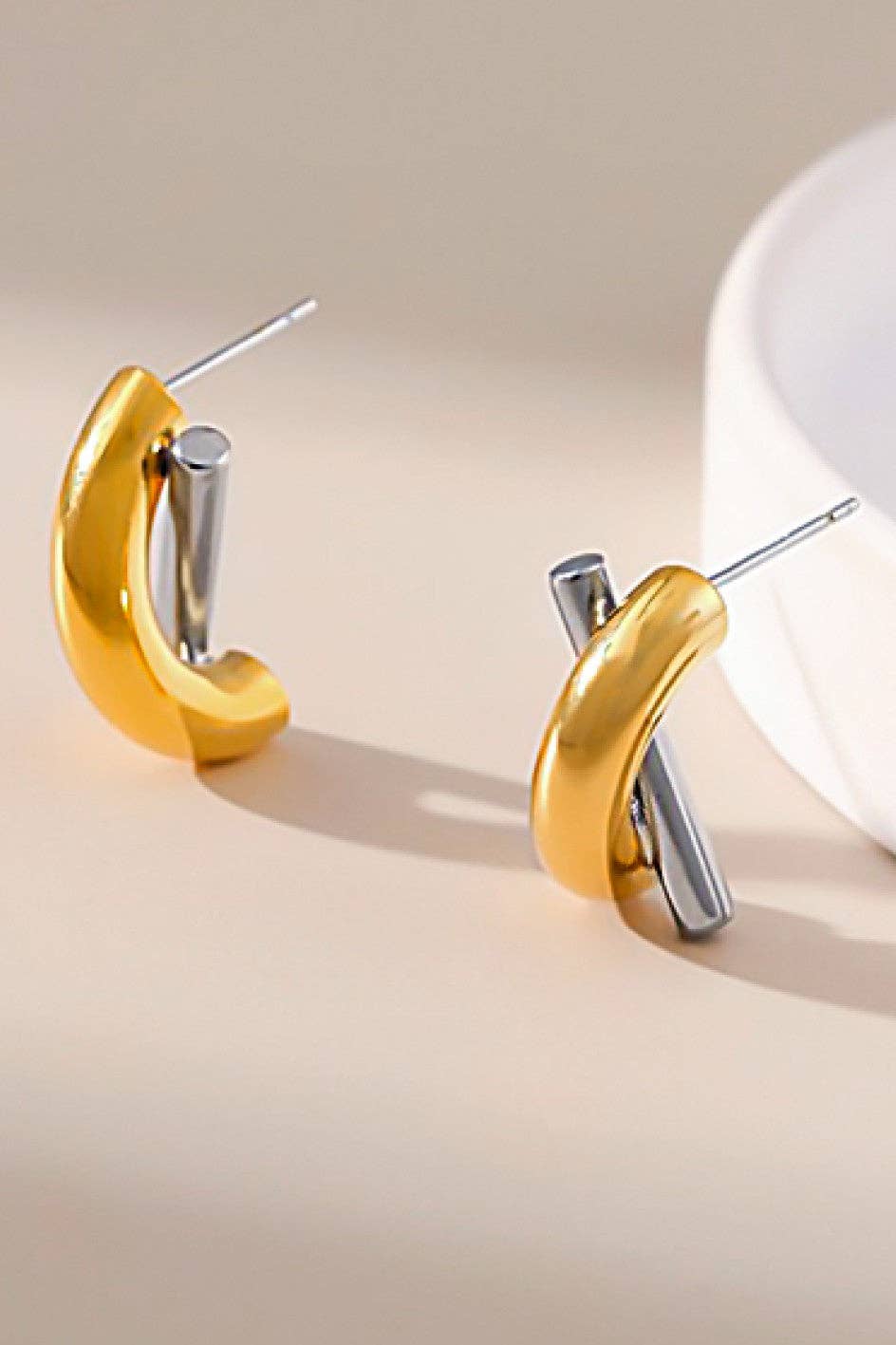 Earrings - PVD Plated Studs