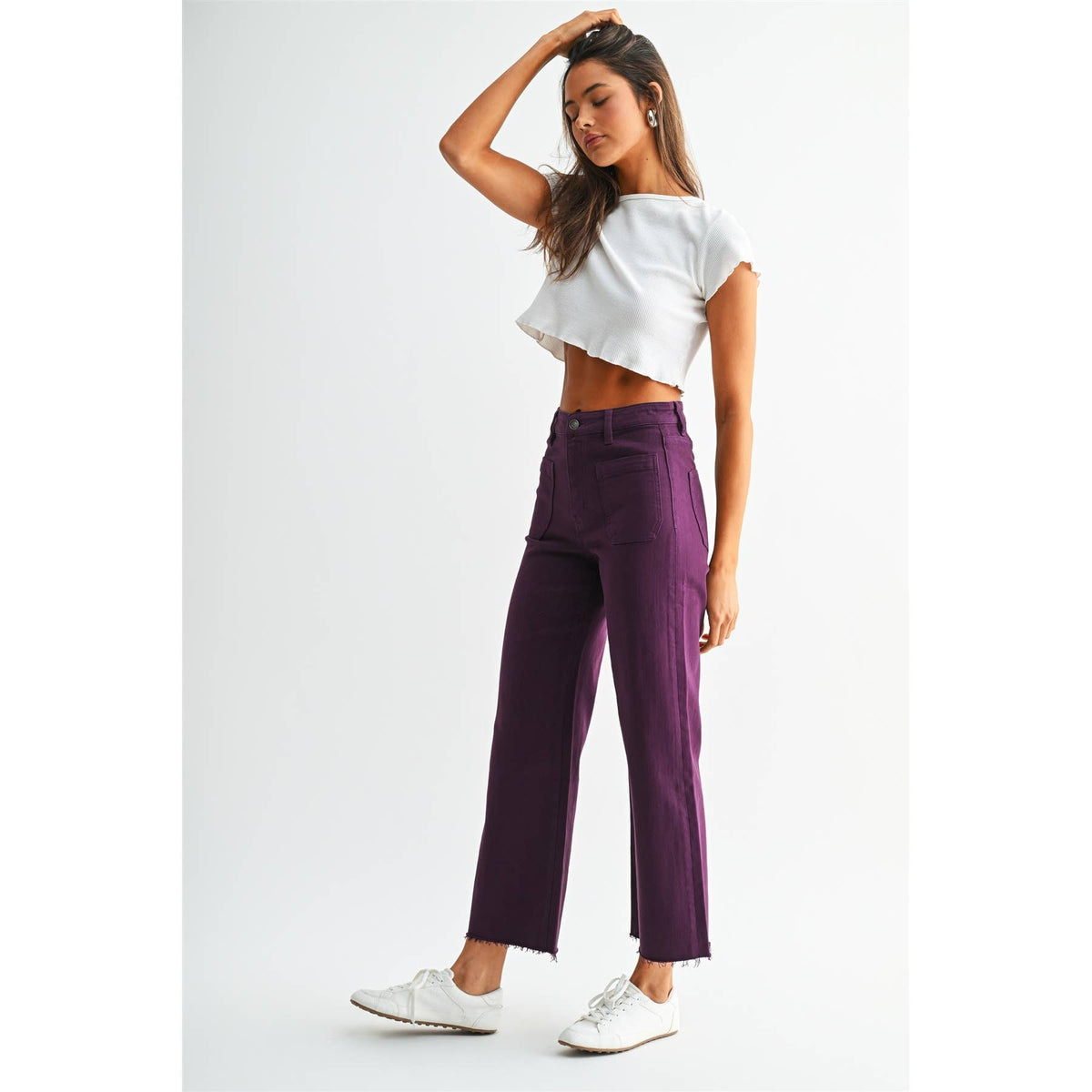 Jeans - Mica High Rise Plum