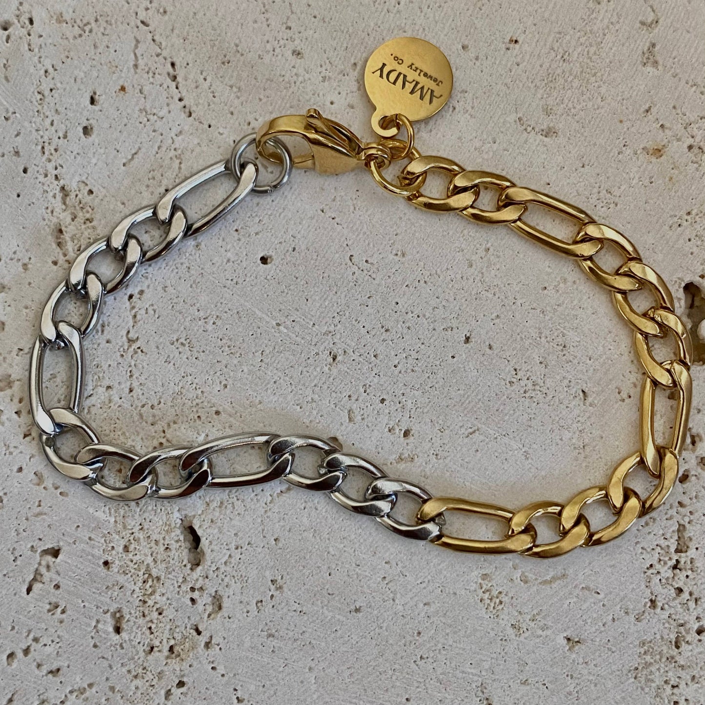 Bracelet - Two Tone Chain Ombre