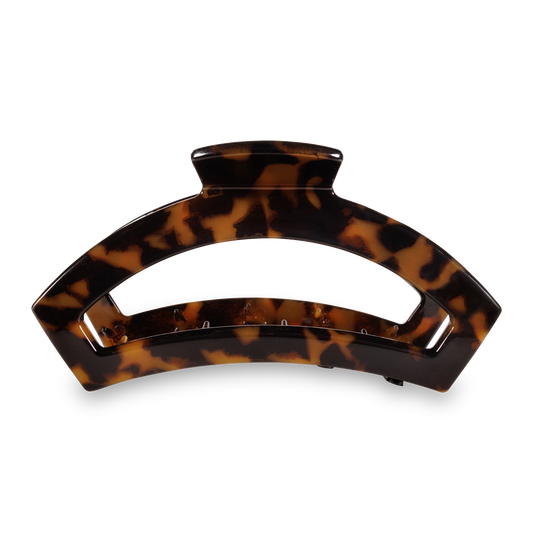 Teleties Large Open Hair Clip - Tortoise