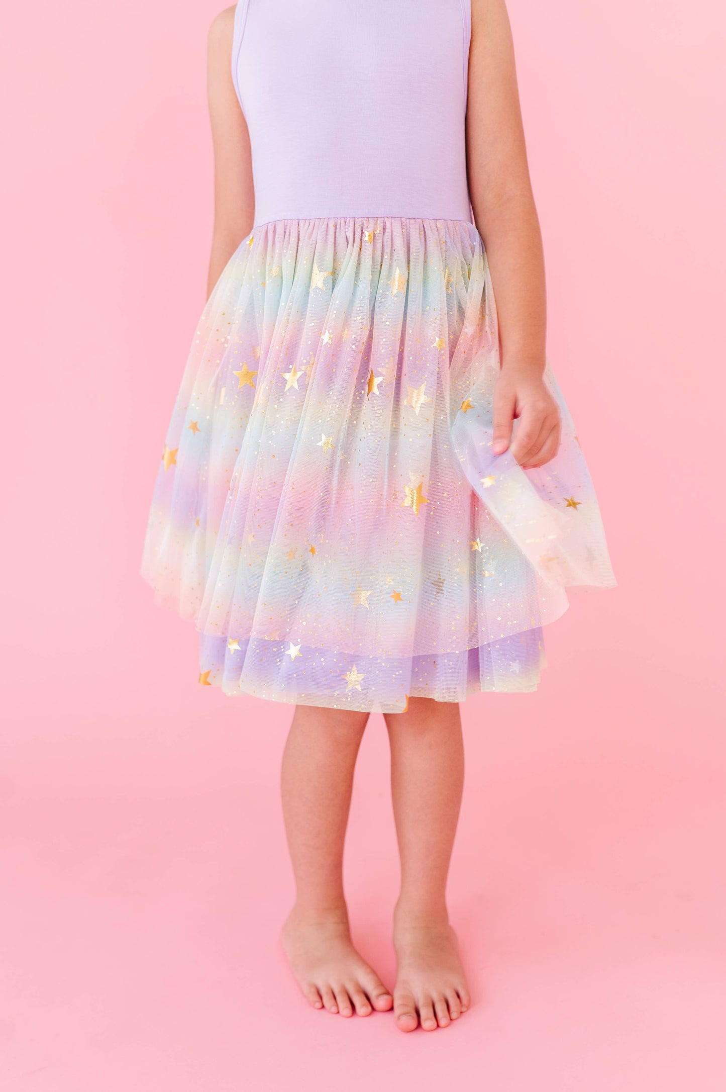 Dress - Kids Astra Rainbow Twinkle Tulle