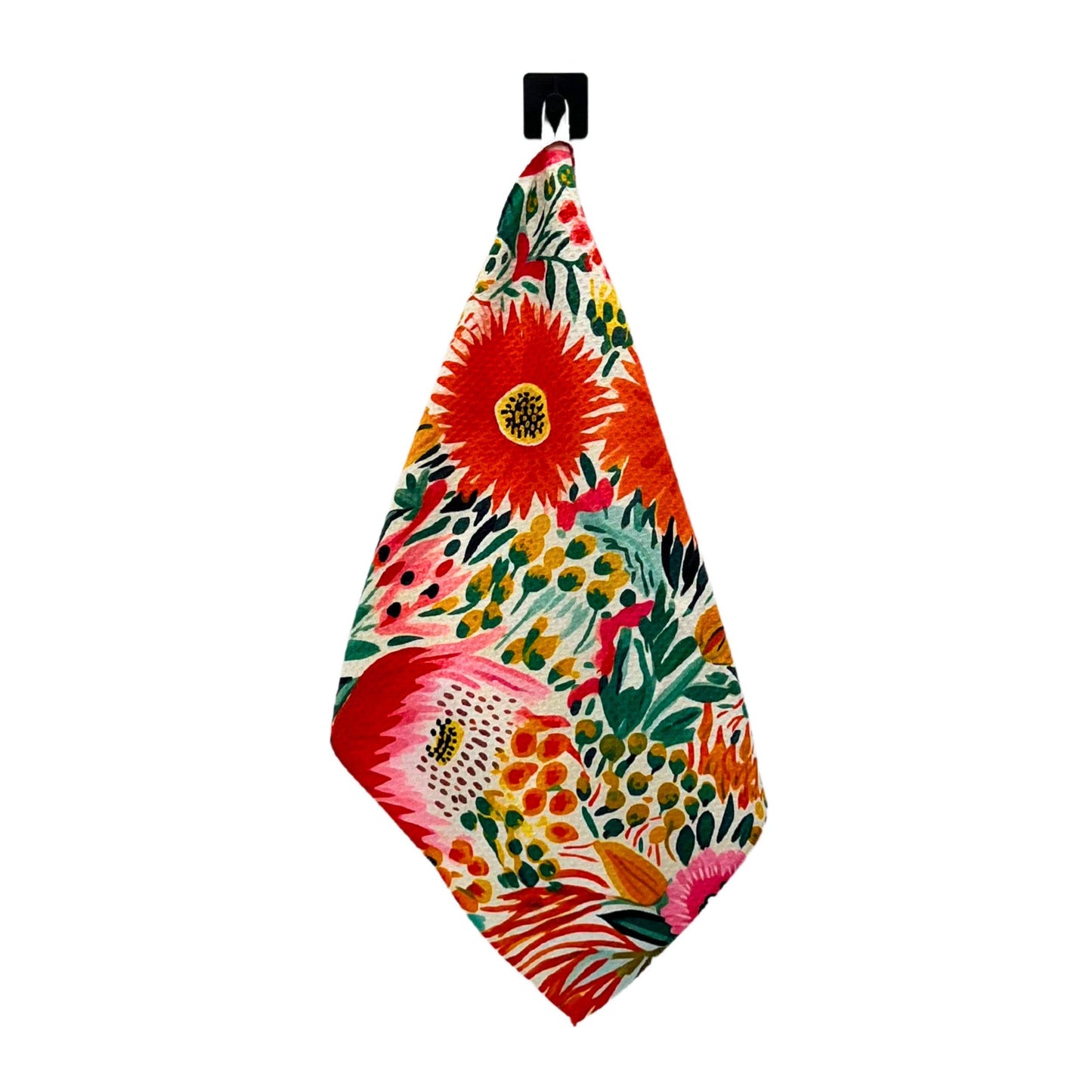 Tropical Flowers Kitchen Towel