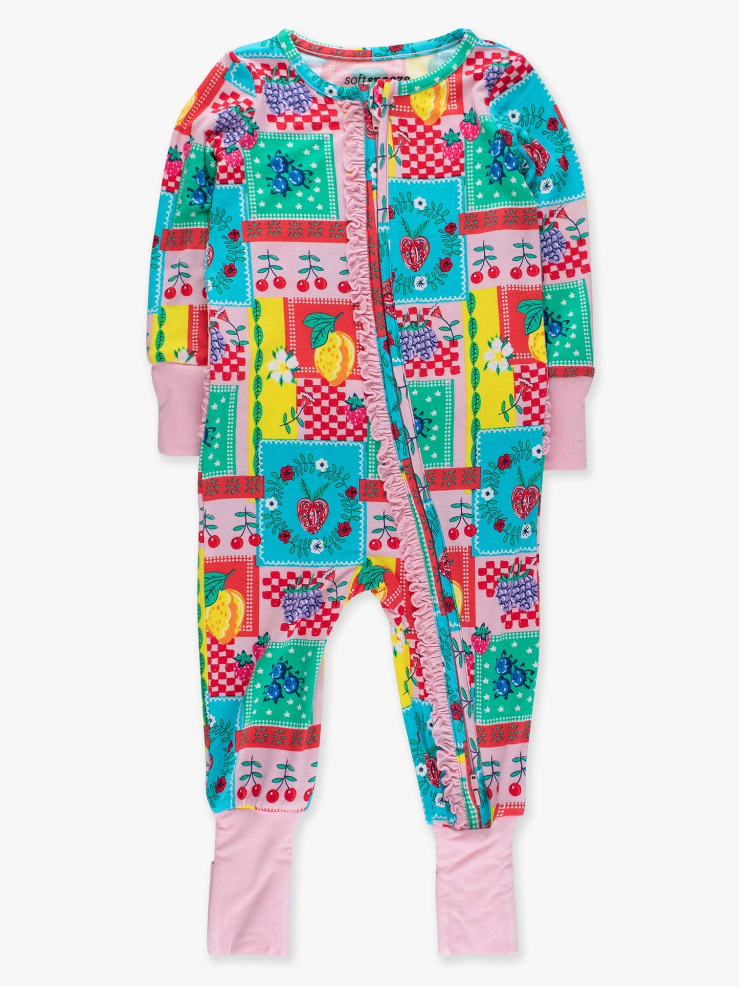 Baby Girls Picnic Party Footie Pajama