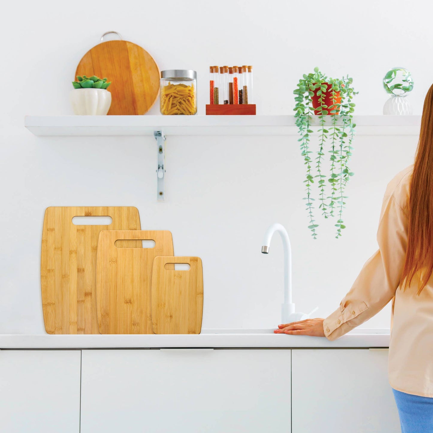 Shelby Wilcox Registry | Bamboo Cutting Board Set (3 Pc)