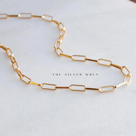 Elu Dainty Gold Chain 18in