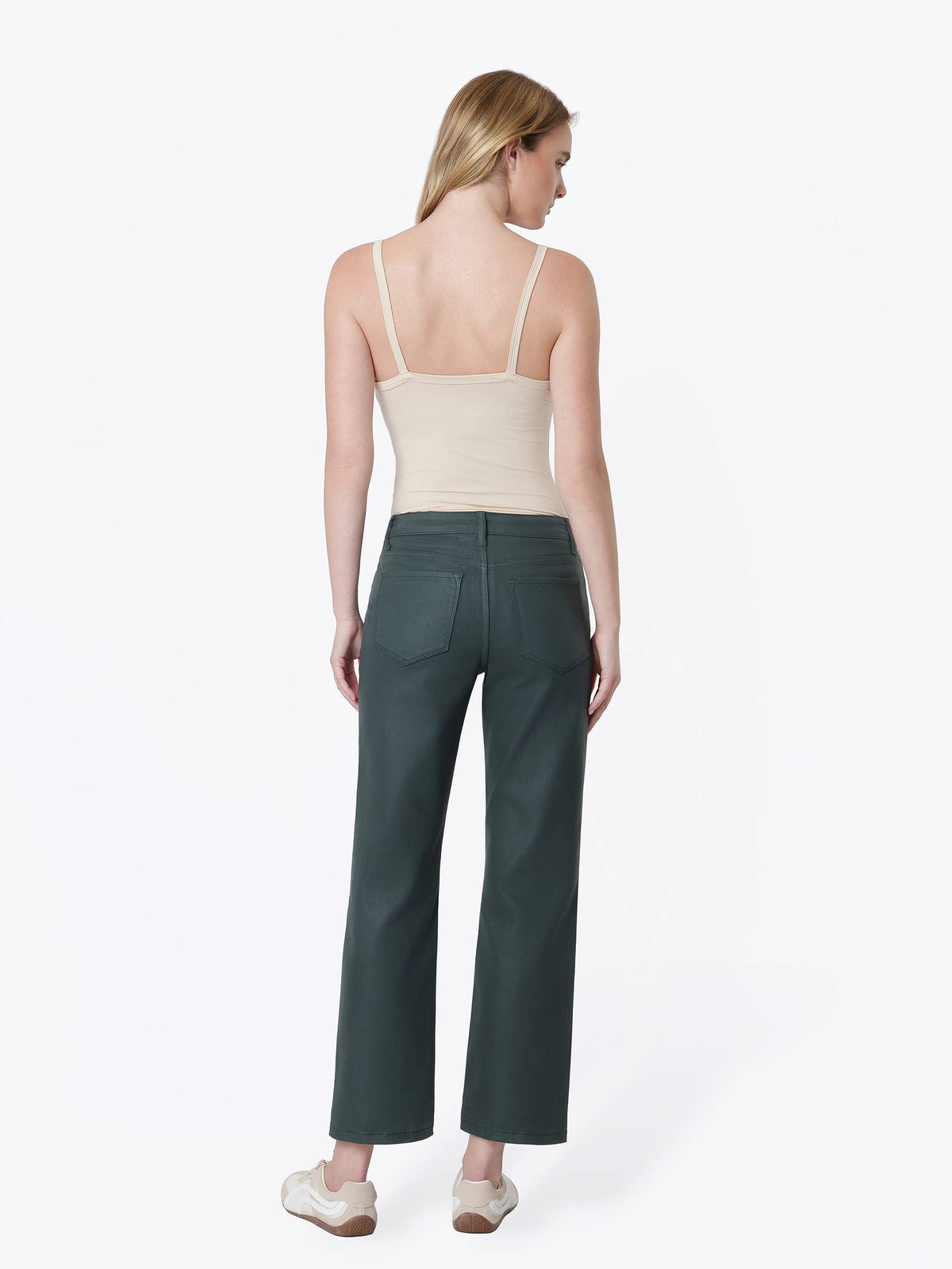 Jeans - Vervet High Rise Dark Green