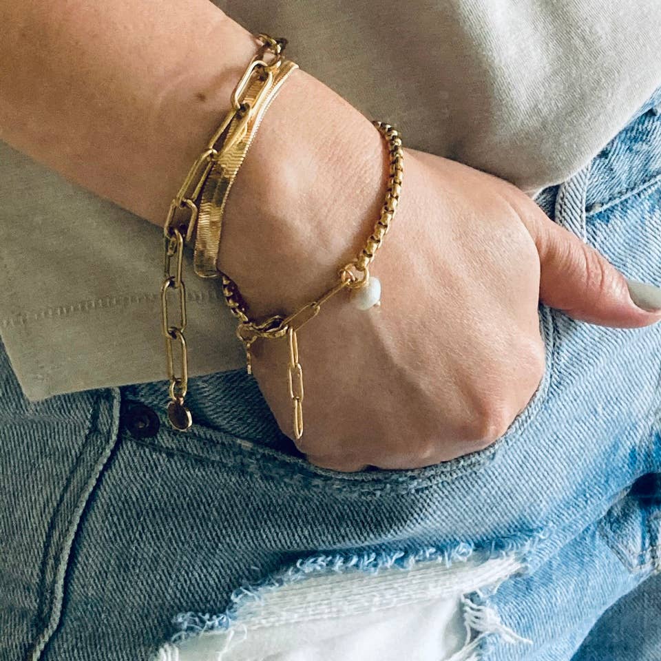 Bracelet - Paperclip Link Chain