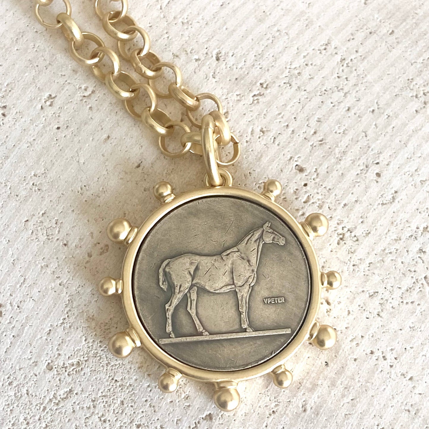 Equestrian Horse Necklace