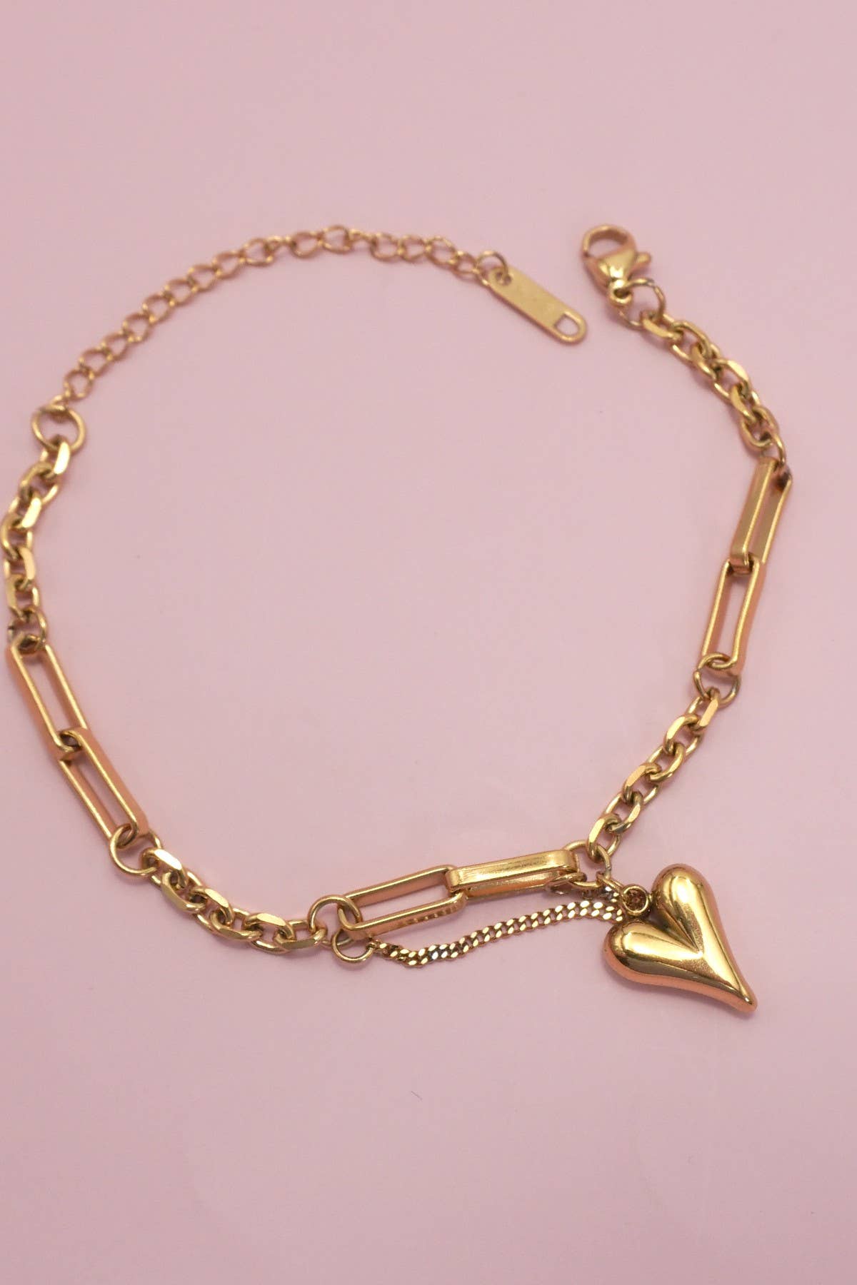 18K Heart Bracelet