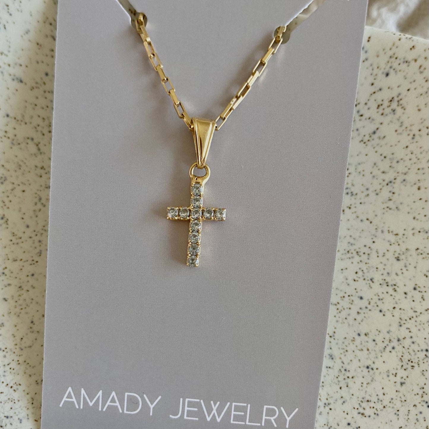 Necklace - Cross Faith Jesus