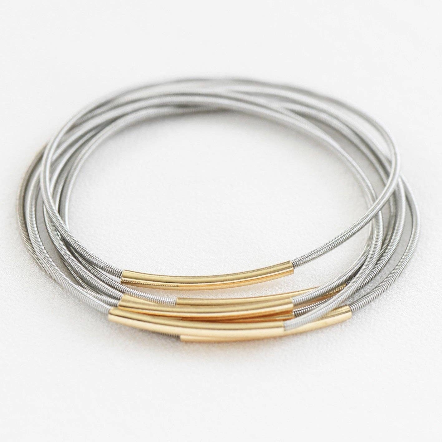 Bracelet - Stretchy Layered Guitar String