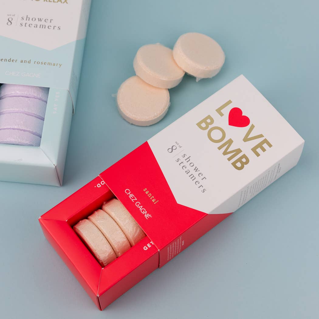 Love Bomb Shower Steamers - Valentine's Gift - Set of 8