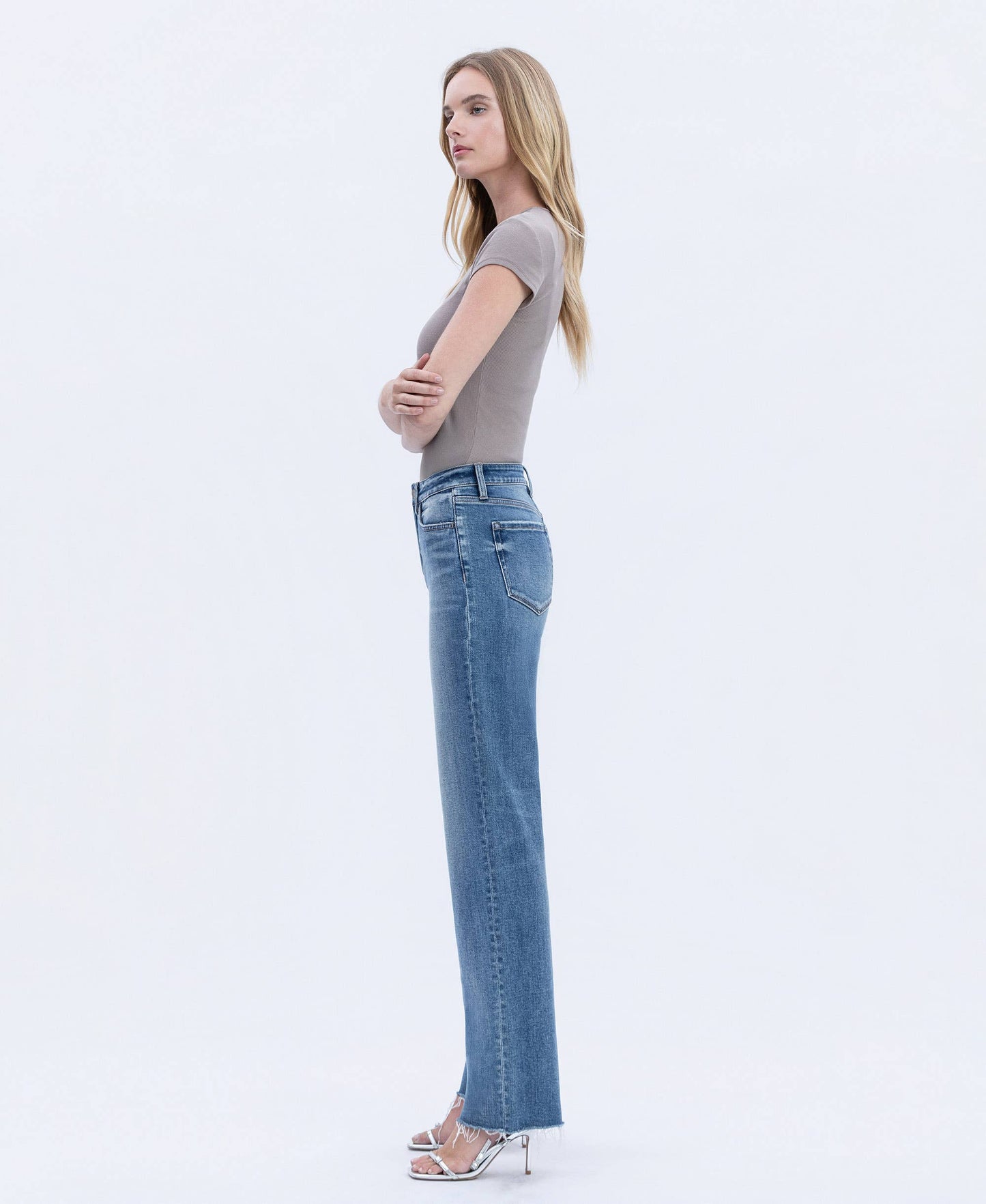 Flying Monkey Jeans - Rosalie High Rise Slim Wide