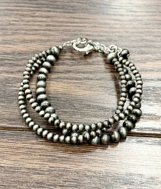 Bracelet - Western Bead Strand Adjustable