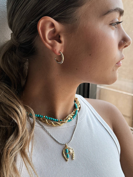 Jewelry | Necklace Gold Shay Dainty Chain Charm