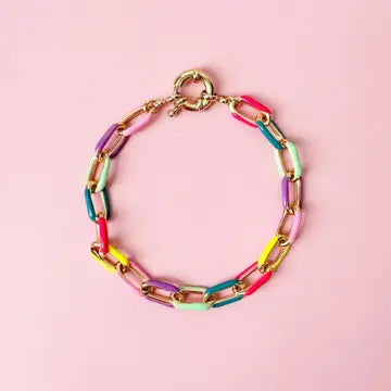 Bracelets | Candy 8.5 Enamel Chain Bracelet