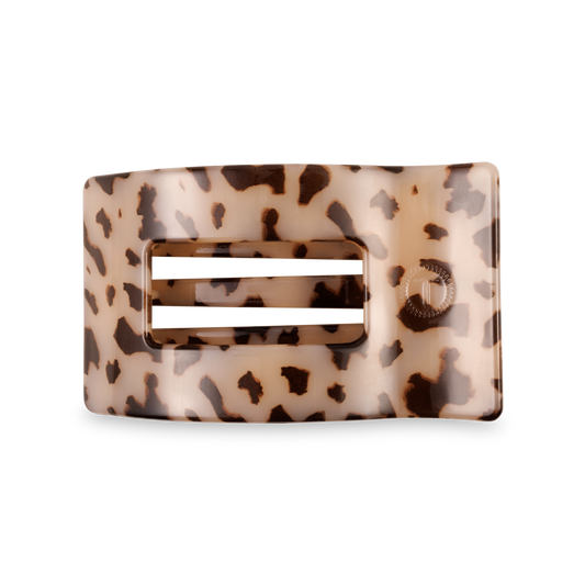 Teleties Hair Clip - Flat Rectangle Medium Blonde Tortoise