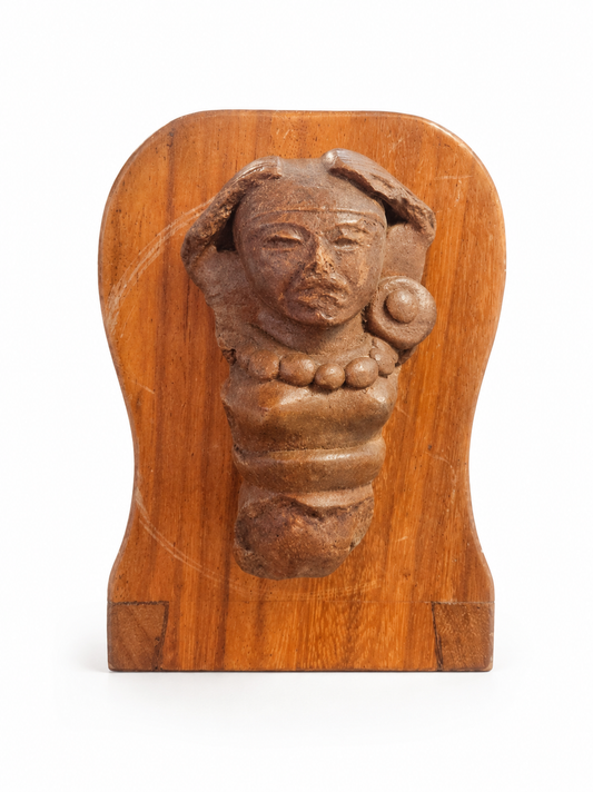 Bookend - Hand Carved Wooden Tribal