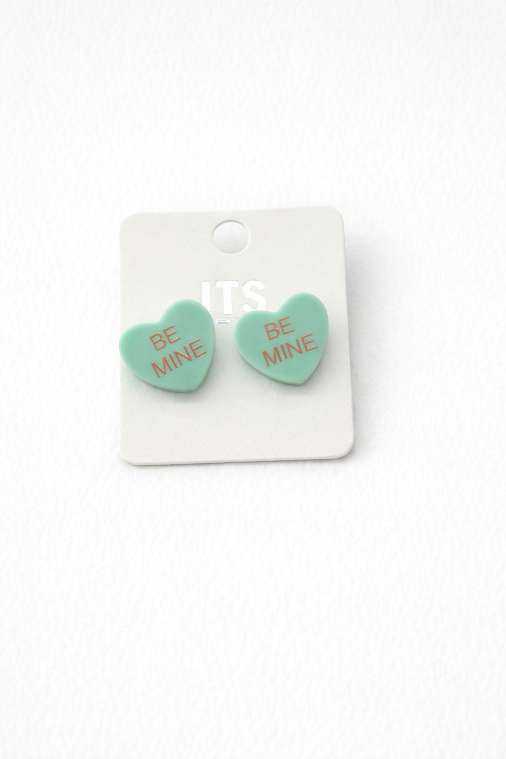 Be Mine Mint Stud Earrings