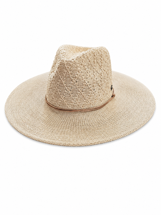 Sun Hat - Wide Brim Natural Beige