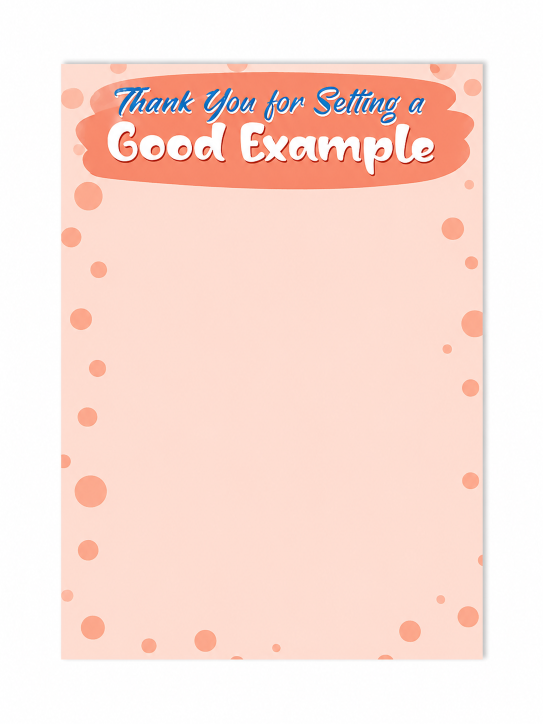Sticky Notes - Good Example