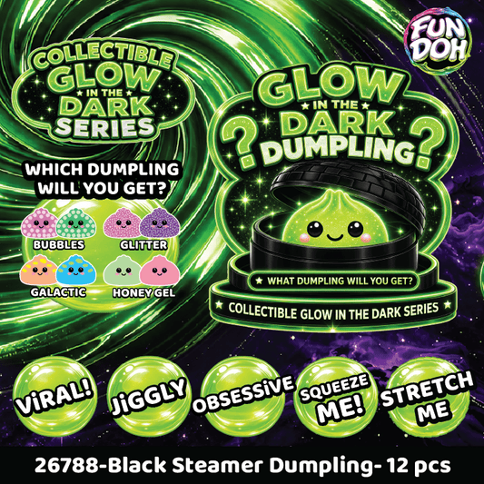 Squishy Dumpling - Glow In The Dark Glitter