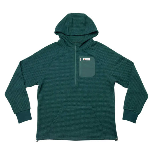 New Frontier Waffle Tech Hoodie Forrest
