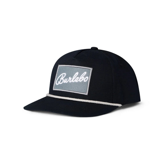 Hats | Burlebo Black Cap With Gray Patch