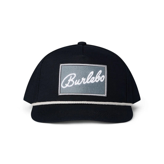 Hats | Burlebo Black Cap With Gray Patch