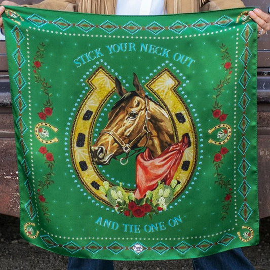 Clothing Accessories | Scarf Hold Your Horses Kelly Green