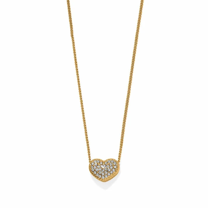 necklace - Brighton Illumina Celeste Gold Heart