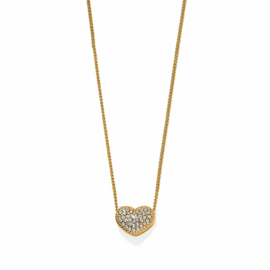 necklace - Brighton Illumina Celeste Gold Heart