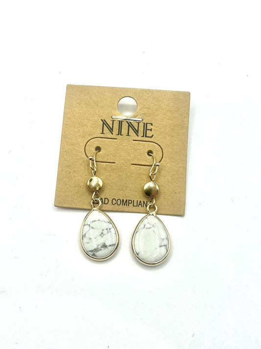 Jewelry | Earrings Howlite Stone Dangle